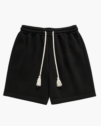 Short d’été à motif texturé – Style Old Money