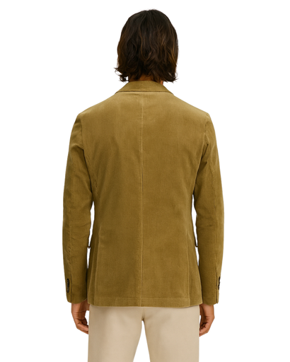 Blazer Homme en Velours Côtelé 100% Coton (Corduroy) – Élégant & Intemporel à Deux Boutons