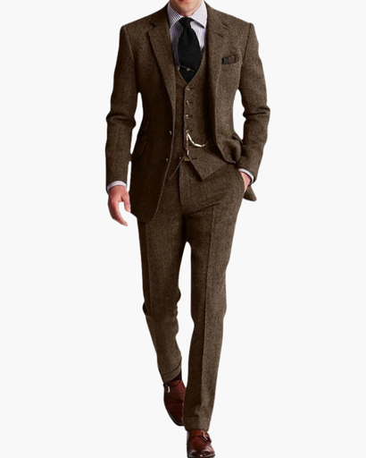 Costume 3 Pièces Homme – Élégance Formelle et Intemporelle