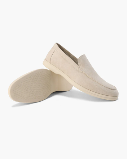 Mocassins à finition veloutée