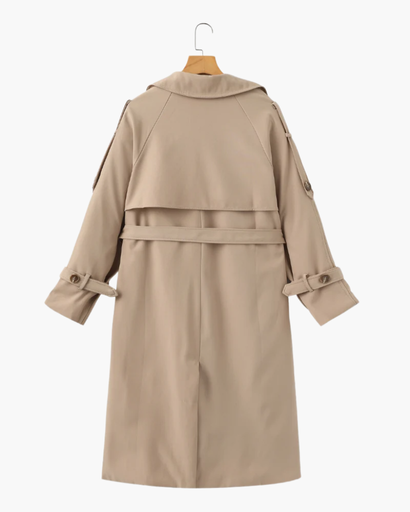 Trench Femme Élégant avec Ceinture Ajustable
