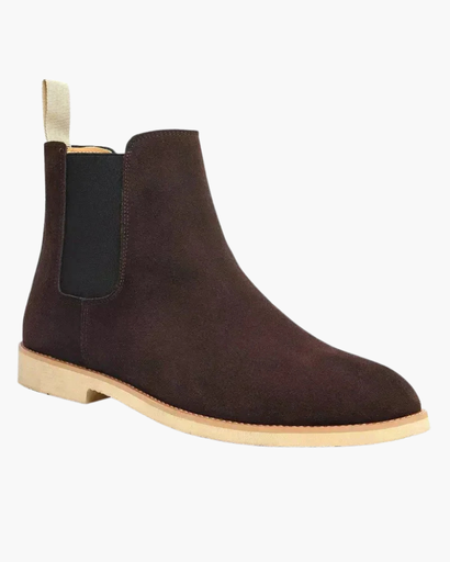 Bottes Chelsea modernes pour hommes avec panneaux élastiques latéraux