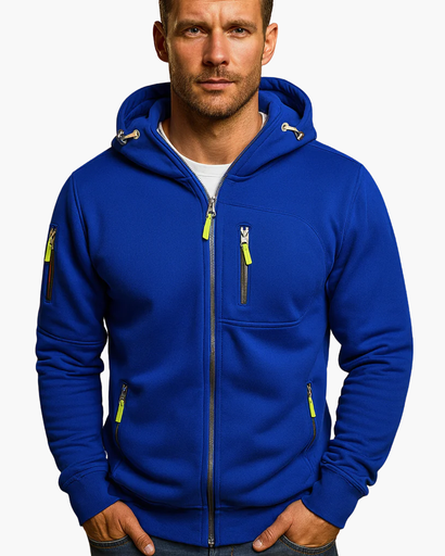 Veste à Capuche Homme – Zippée – Style Sport & Urbain