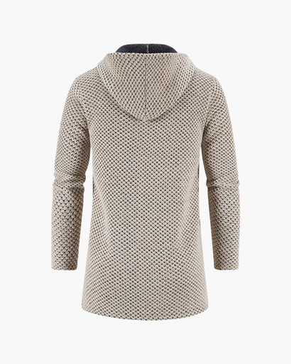 Manteau homme à capuche et fermeture zippée