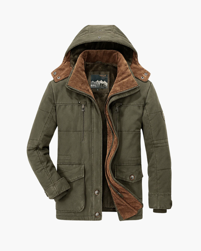 Veste d’Hiver Homme – Manteau Chaud avec Doublure Confortable