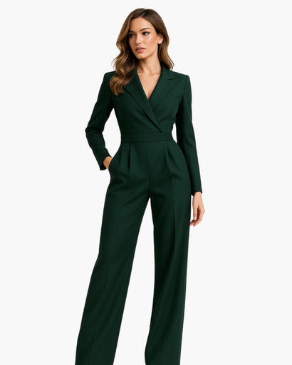 Combinaison Pantalon Élégante pour Femme – Style Tailleur Chic et Moderne