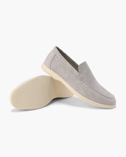 Mocassins à finition veloutée