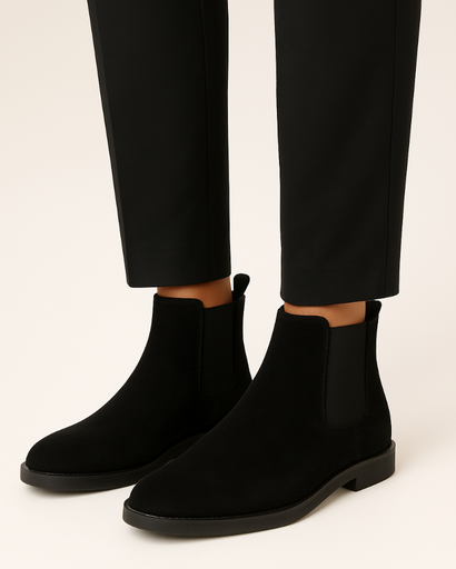 Bottes Chelsea modernes pour hommes avec panneaux élastiques latéraux