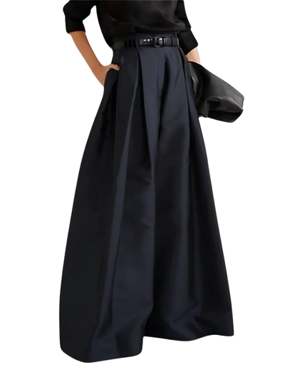 Pantalon Jupe Long Élégant – Taille Haute Femme, Pour Occasions Formelles et Décontractées