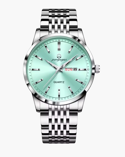 Montre Classique avec affichage du jour et de la date pour homme