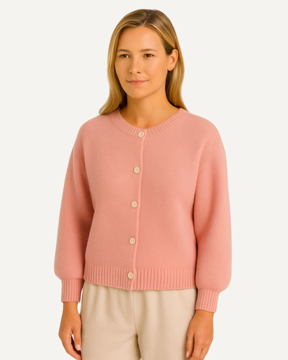 Gilet Femme en Maille Douce – Manches Bouffantes & Style Élégant