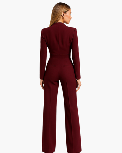 Combinaison Pantalon Élégante pour Femme – Style Tailleur Chic et Moderne