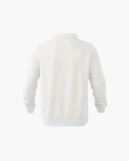Pull pour homme à col zippé, design moderne et structuré