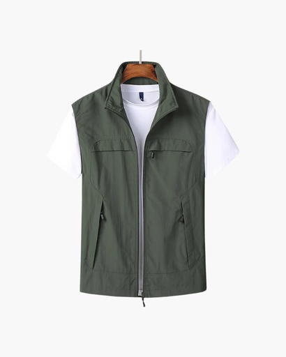 Gilet sans manches pour homme – Élégance légère et fonctionnelle