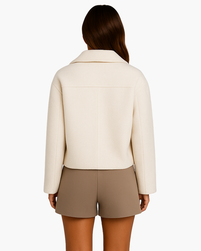 Veste Courte Oversize Femme – Élégant Manteau d’Hiver Chic et Confortable