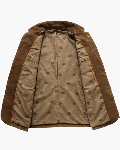 Blazer Homme en Velours Côtelé 100% Coton (Corduroy) – Élégant & Intemporel à Deux Boutons