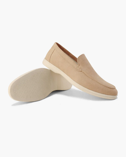 Mocassins à finition veloutée
