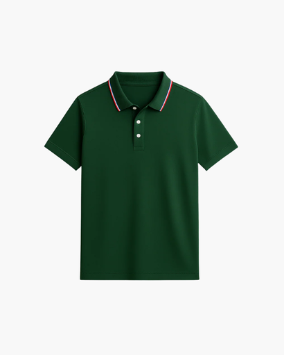 Polo Homme Élégant – Coupe Classique à Col Boutonné