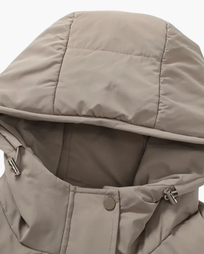 Veste d’Hiver Femme Matelassée Courte avec Capuche – Doudoune Chaude et Confortable