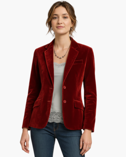 Blazer Femme en Velours | Élégance Intemporelle