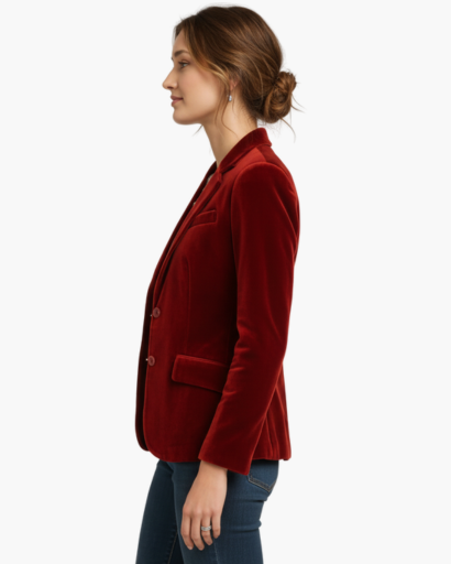 Blazer Femme en Velours | Élégance Intemporelle