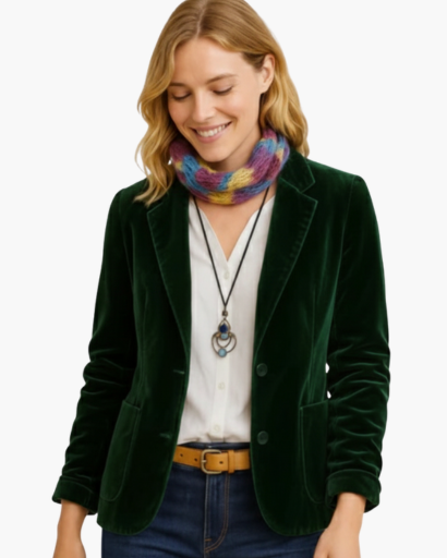 Blazer Femme en Velours | Élégance Intemporelle
