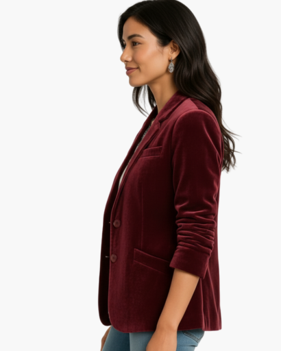 Blazer Femme en Velours | Élégance Intemporelle