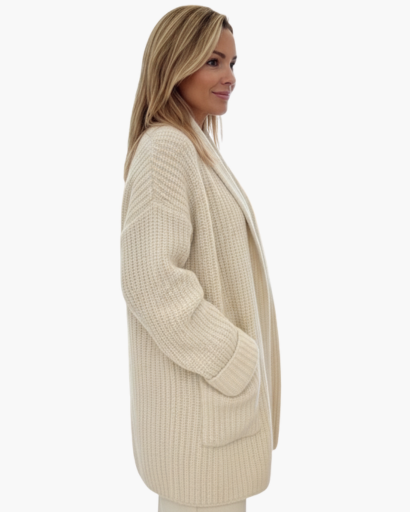 Cardigan Oversize Doux pour Femme – Confort & Élégance Décontractée