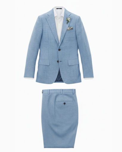 Costume en lin haut de gamme pour homme