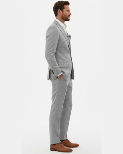 Costume en lin haut de gamme pour homme