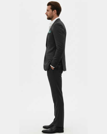 Costume en lin haut de gamme pour homme