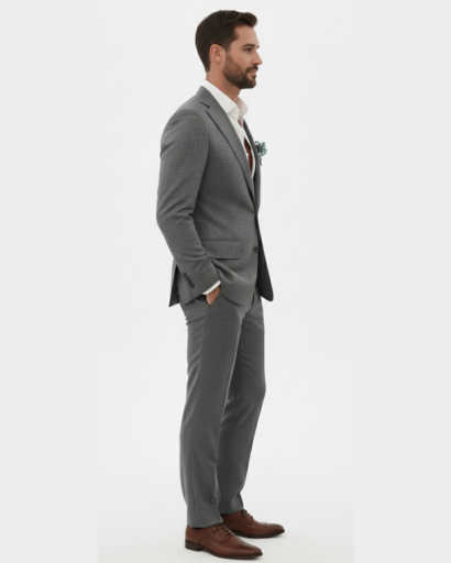 Costume en lin haut de gamme pour homme
