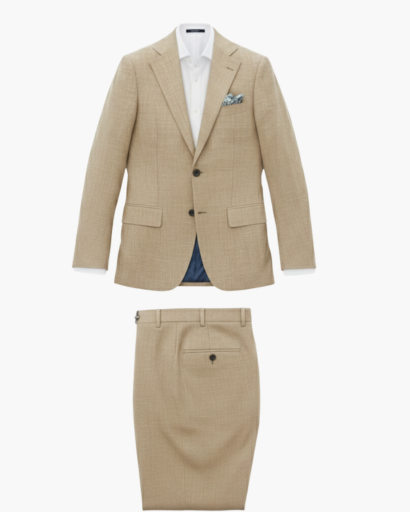 Costume en lin haut de gamme pour homme