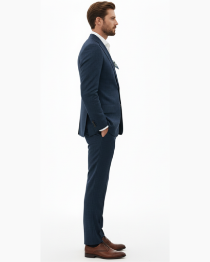 Costume en lin haut de gamme pour homme