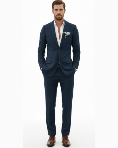 Costume en lin haut de gamme pour homme