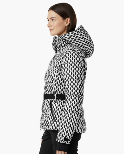 Doudoune Femme avec Ceinture Assortie