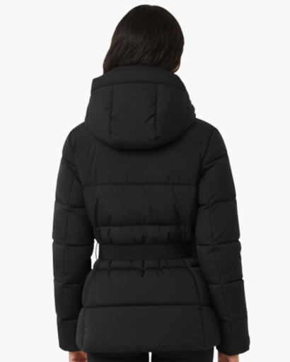 Doudoune Femme avec Ceinture Assortie
