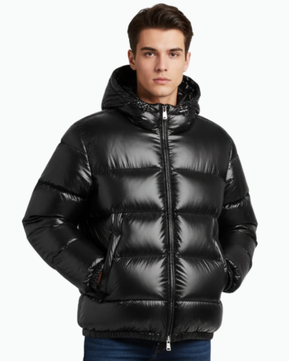 Doudoune Homme – Coupe Oversize – Déperlante & Rembourrée – Avec Capuche