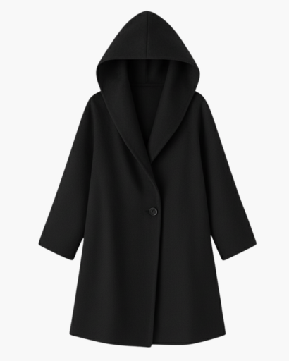 Manteau Femme à Capuche – Élégance Douce & Confort Automnal