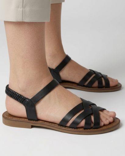 Sandales Orthopédiques femme à brides croisées – confort & maintien – vue 12