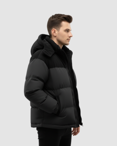 Doudoune Matelassée pour Homme – Style Urbain et Isolation Thermique