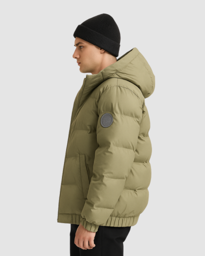 Veste Doudoune Homme à Capuche – Protection Thermique & Style Urbain
