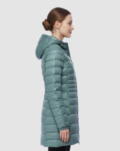 Doudoune Longue Femme Ultra-Légère & Chaude – Coupe Slim & Capuche