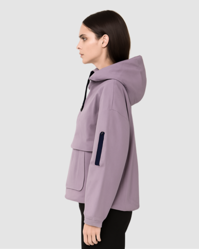 Veste Anorak Femme à Capuche – Style Sport & Protection Légère