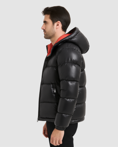 Doudoune Capuche Longues Manches – Isolation Thermique & Style Moderne