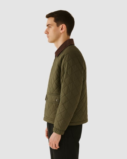 Veste matelassée zippée pour homme – style classique, confort moderne