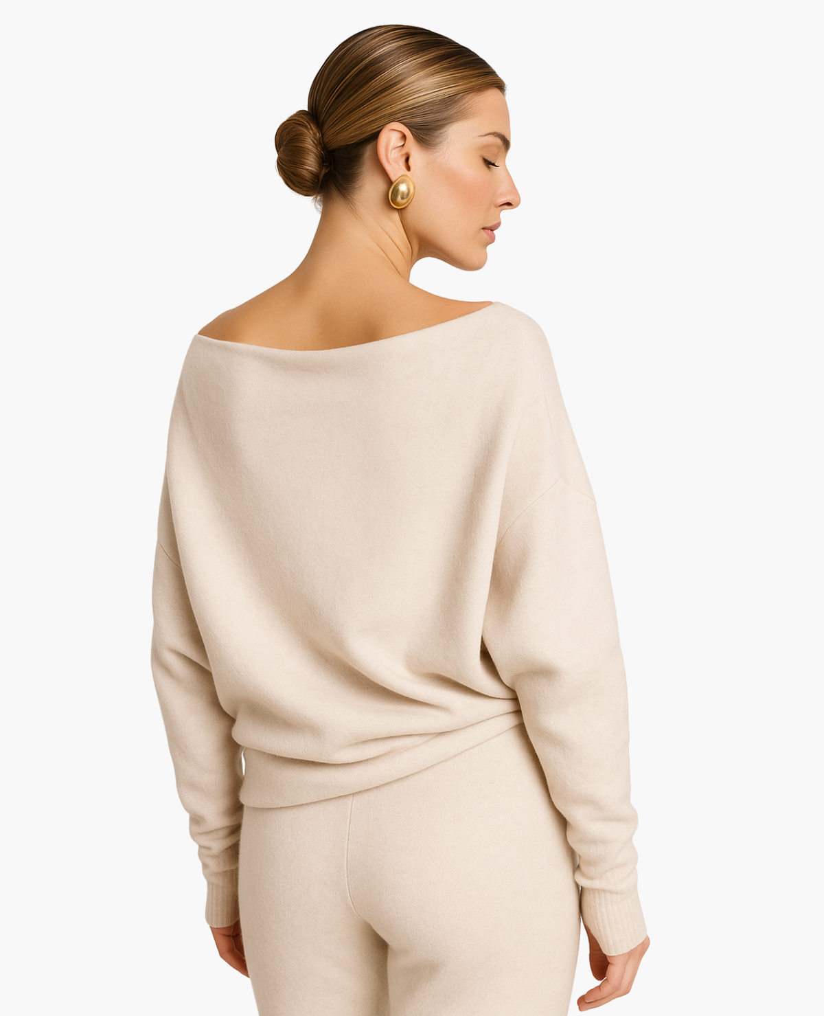 Pull Femme Épaules Dénudées – Élégance Décontractée & Confort Premium | Automne Hiver