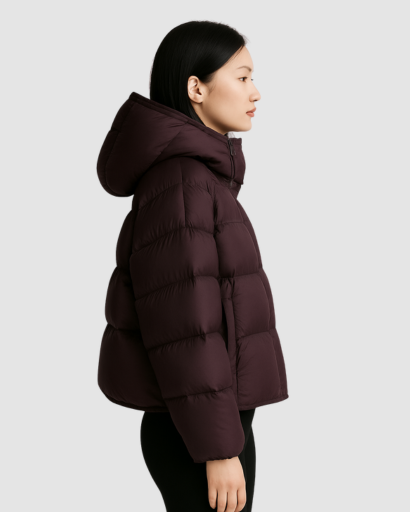 Parka Doudoune Courte Femme – Style Puffer Compact et Ultra-Chaud