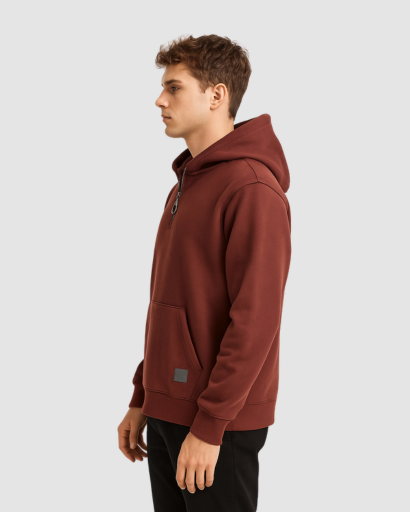 Sweat à Capuche Zippé Homme – Confort Urbain et Style Décontracté