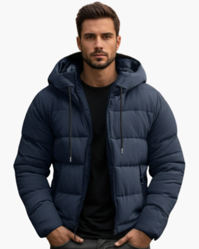Doudoune Homme Classique à Capuche